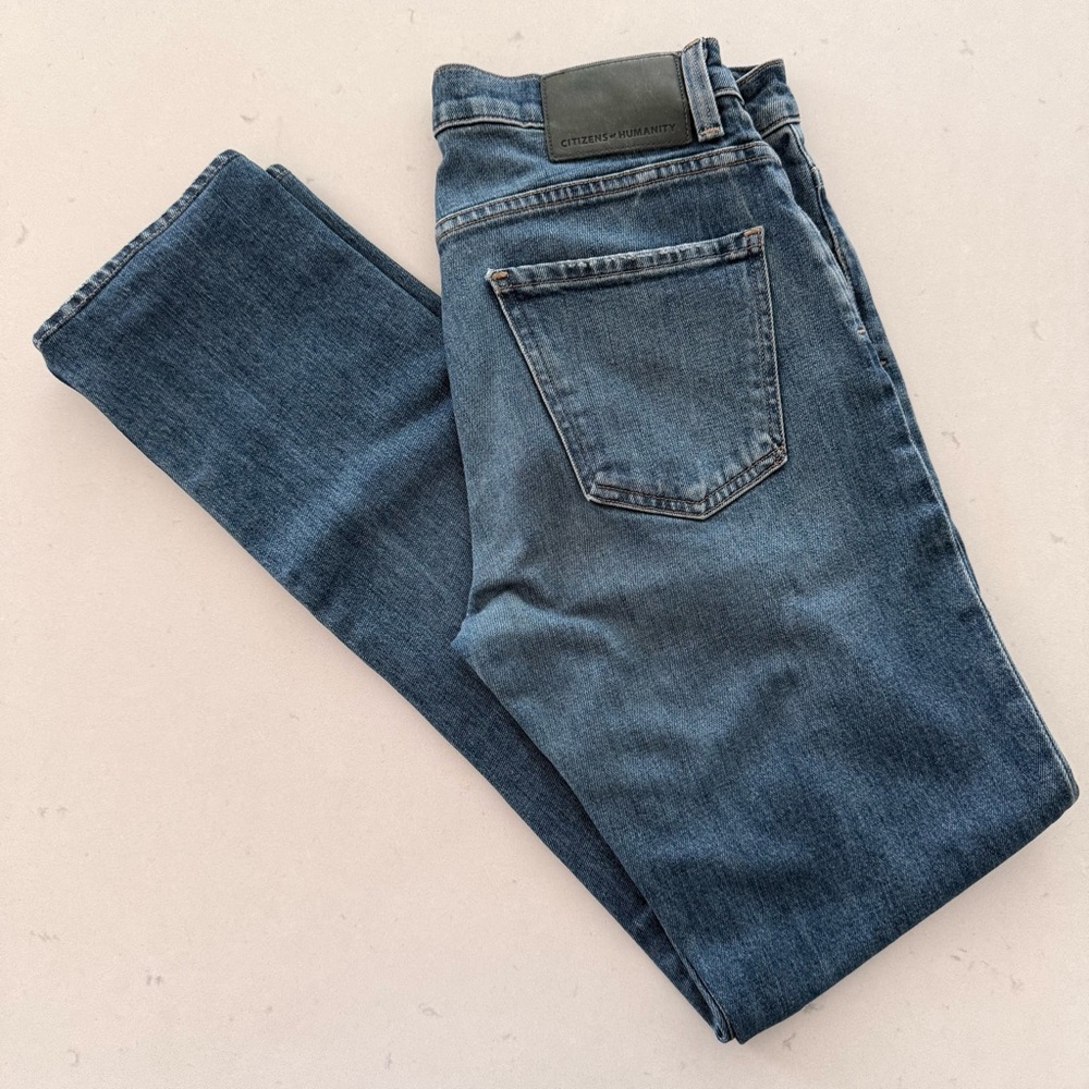 CITIZENS OF HUMANITY NOAH SKINNY JEANS IN BLUE